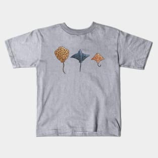 3 Stingrays Kids T-Shirt